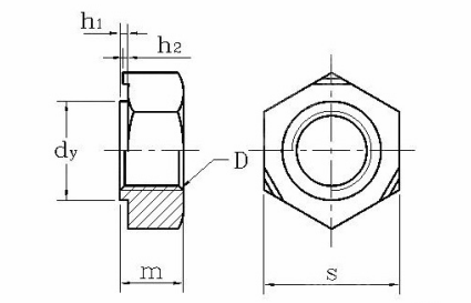 GB13681六角焊接螺母