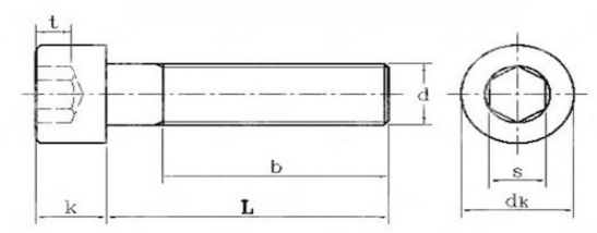 GB70-85內(nèi)六角螺栓